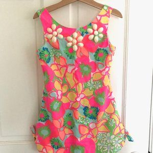 Lily Pulitzer Girl's Shift with Beading, Size 6